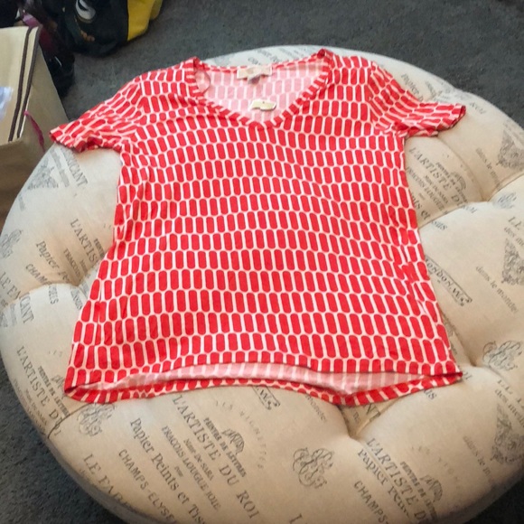 MICHAEL Michael Kors Tops - NWT Michael Kors red and white tee size small